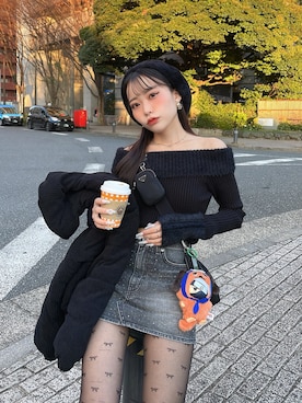 「Dior（ディオール）のアイテム」を使った、𝑦𝑢𝑘𝑎 🦁さん（レディース・149cm）の冬コーディネート