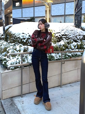 「GYDA（ジェイダ）のアイテム」を使った、𝑦𝑢𝑘𝑎 🦁さん（レディース・149cm）の冬コーディネート