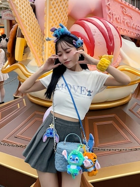 「ACLENT（アクレント）のアイテム」を使った、𝑦𝑢𝑘𝑎 🦁さん（レディース・149cm）の夏コーディネート