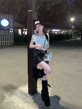 「GYDA（ジェイダ）のアイテム」を使った、𝑦𝑢𝑘𝑎 🦁さん（レディース・149cm）の春コーディネート