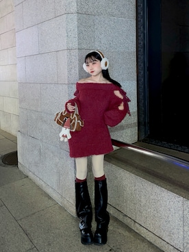 「Dior（ディオール）のアイテム」を使った、𝑦𝑢𝑘𝑎 🦁さん（レディース・149cm）の冬コーディネート