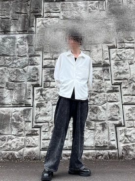 「LILL（リル）のアイテム（アクセサリー）」を使った、ヨウさん（メンズ・183cm）の春コーディネート