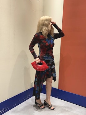 Desigual ディアモール STAFFさん（レディース・151cm）の冬コーディネート
