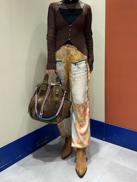 「Desigual（デシグアル）のアイテム」を使った、Desigual ディアモール STAFFさん（レディース・170cm）の春コーディネート