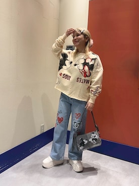 Desigual ディアモール STAFFさん（レディース・151cm）の冬コーディネート