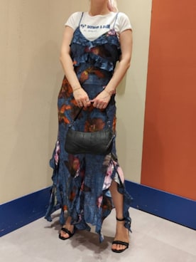 「Desigual」｜「アイテム（ワンピース/ドレス）」を使った、Desigual ディアモール STAFFさん（レディース・164cm）の春コーディネート