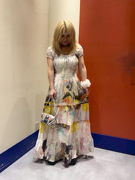 「Desigual（デシグアル）のアイテム」を使った、Desigual ディアモール STAFFさん（レディース・151cm）の夏コーディネート