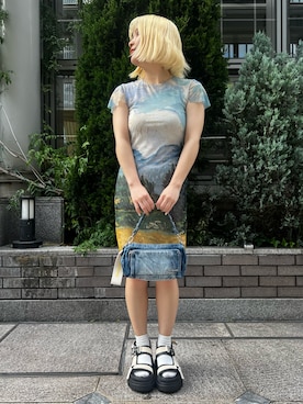 Desigual ディアモール STAFFさん(レディース・151cm)の夏コーディネート