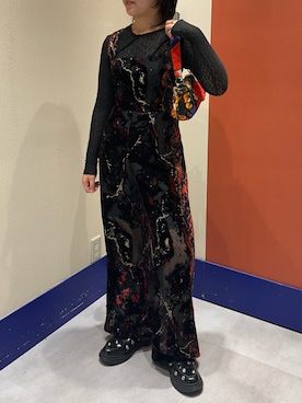 「ジャンプスーツ」｜Desigual ディアモール STAFFさん（レディース・161cm）の秋コーディネート