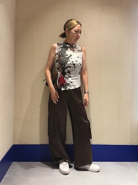 Desigual ディアモール STAFFさん（レディース・165cm）の夏コーディネート