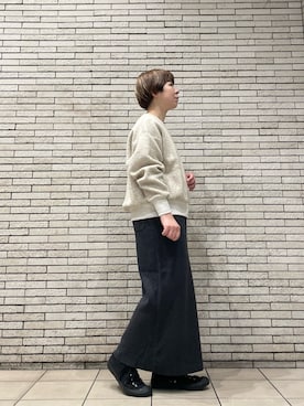 「アイテム（その他トップス）」を使った、いわぶさん（レディース・168cm）の秋コーディネート