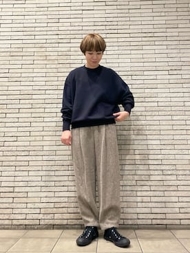 「ナチュラルスタイル」｜いわぶさん（レディース・168cm）の秋コーディネート