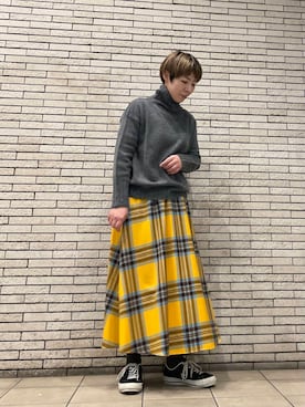 O'NEIL of DUBLINのスカート（オレンジ系）を使った人気ファッション