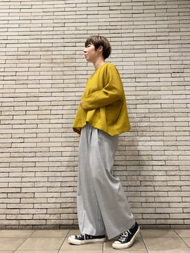 「ナチュラルスタイル」｜いわぶさん（レディース・168cm）の秋コーディネート