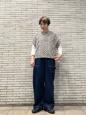 「ナチュラルスタイル」｜いわぶさん（レディース・168cm）の秋コーディネート