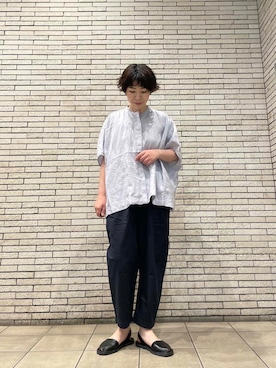 ウェザーワッシャーサルエルパンツを使った人気ファッション