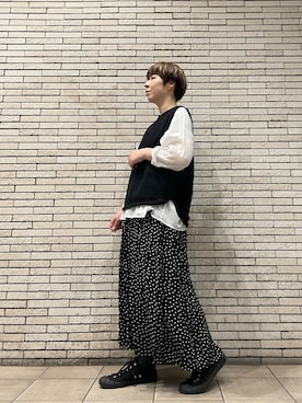 「ナチュラルスタイル」｜いわぶさん（レディース・168cm）の秋コーディネート