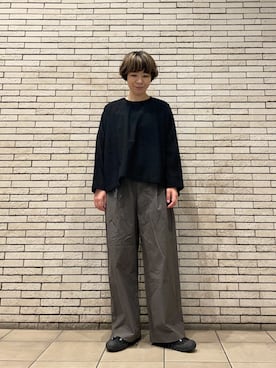 「ナチュラルスタイル」｜いわぶさん（レディース・168cm）の秋コーディネート