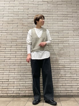 「ナチュラルスタイル」｜いわぶさん（レディース・168cm）の秋コーディネート