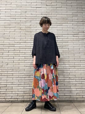 「ナチュラルスタイル」｜いわぶさん（レディース・168cm）の秋コーディネート