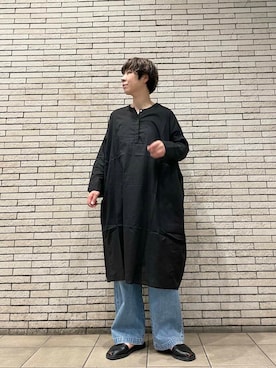 「アイテム（チュニック）」を使った、いわぶさん（レディース・168cm）の夏コーディネート