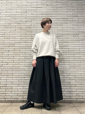 「ナチュラルスタイル」｜いわぶさん（レディース・168cm）の秋コーディネート