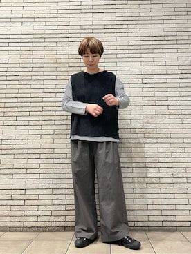 「ナチュラルスタイル」｜いわぶさん（レディース・168cm）の秋コーディネート