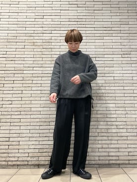 「アイテム（その他トップス）」を使った、いわぶさん（レディース・168cm）の秋コーディネート