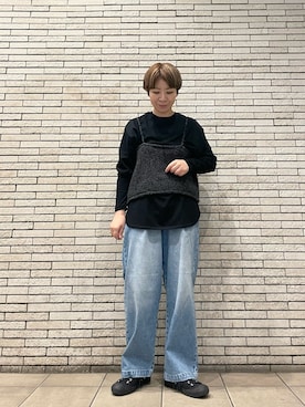 「ナチュラルスタイル」｜いわぶさん（レディース・168cm）の秋コーディネート