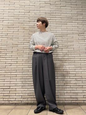 「ナチュラルスタイル」｜いわぶさん（レディース・168cm）の秋コーディネート