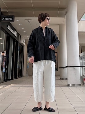 「かぐれ（カグレ）のアイテム」を使った、いわぶさん（レディース・168cm）の春コーディネート