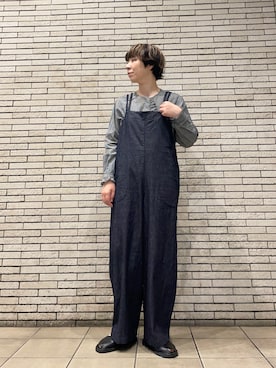 「アイテム（オールインワン・サロペット）」を使った、いわぶさん（レディース・168cm）の夏コーディネート