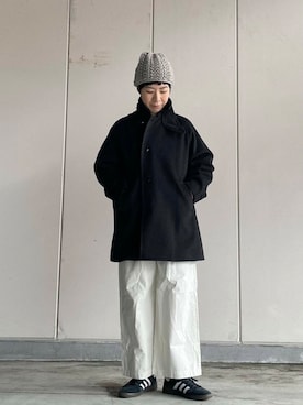 「doors」｜「アイテム（ピーコート）」を使った、いわぶさん（レディース・168cm）の秋コーディネート