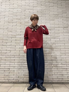 「ナチュラルスタイル」｜いわぶさん（レディース・168cm）の秋コーディネート