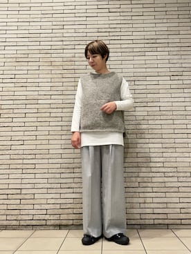 「ナチュラルスタイル」｜いわぶさん（レディース・168cm）の秋コーディネート