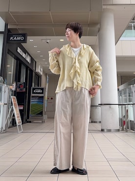 「かぐれ（カグレ）のアイテム」を使った、いわぶさん（レディース・168cm）の夏コーディネート