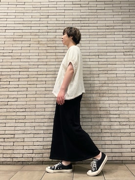 「アイテム（その他トップス）」を使った、いわぶさん（レディース・168cm）の夏コーディネート