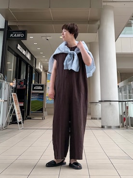 「かぐれ（カグレ）のアイテム」を使った、いわぶさん（レディース・168cm）の夏コーディネート