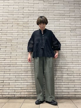 「ナチュラルスタイル」｜いわぶさん（レディース・168cm）の秋コーディネート