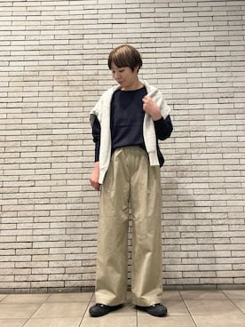 「ナチュラルスタイル」｜いわぶさん（レディース・168cm）の秋コーディネート