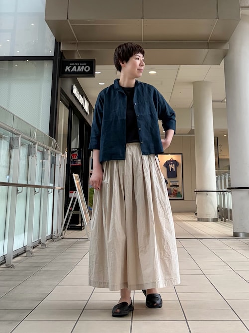 かぐれ　Tuck skirt タックスカート かぐれ ロング スカート コットンタックスカート : ZOZOTOWN Yahoo!店