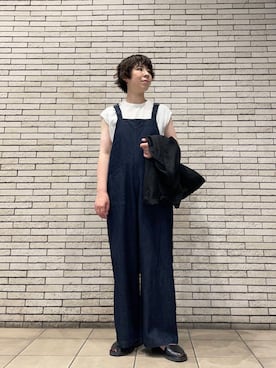 「アイテム（その他アウター）」を使った、岩部恵さん（レディース・168cm）の夏コーディネート