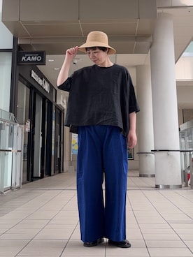 「かぐれ（カグレ）のアイテム」を使った、いわぶさん（レディース・168cm）の夏コーディネート