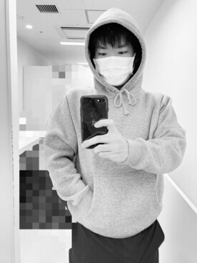 「パーカー好きと繋がりたい」｜啓太さん（メンズ・166cm）の春コーディネート