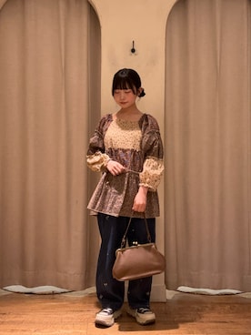 「アイテム（パンツ）」を使った、とあさん（レディース・146cm・10代）の秋コーディネート