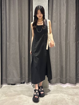 「PAGEBOY」｜「アイテム（ワンピース/ドレス）」を使った、meiさん（レディース・166cm）の夏コーディネート