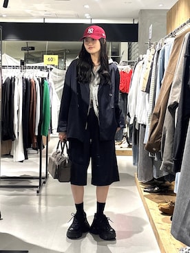 「PAGEBOY（ページボーイ）のアイテム（帽子）」を使った、meiさん（レディース・167cm）の春コーディネート