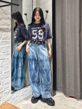 「PAGEBOY（ページボーイ）のアイテム」を使った、meiさん（レディース・166cm）の夏コーディネート