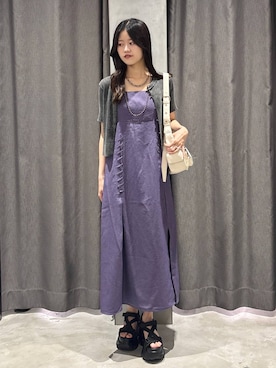 「PAGEBOY」｜「アイテム（ワンピース/ドレス）」を使った、meiさん（レディース・166cm）の夏コーディネート