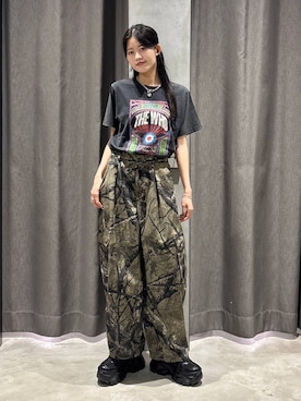 「アイテム（カーゴパンツ）」を使った、meiさん（レディース・167cm・20代）の夏コーディネート